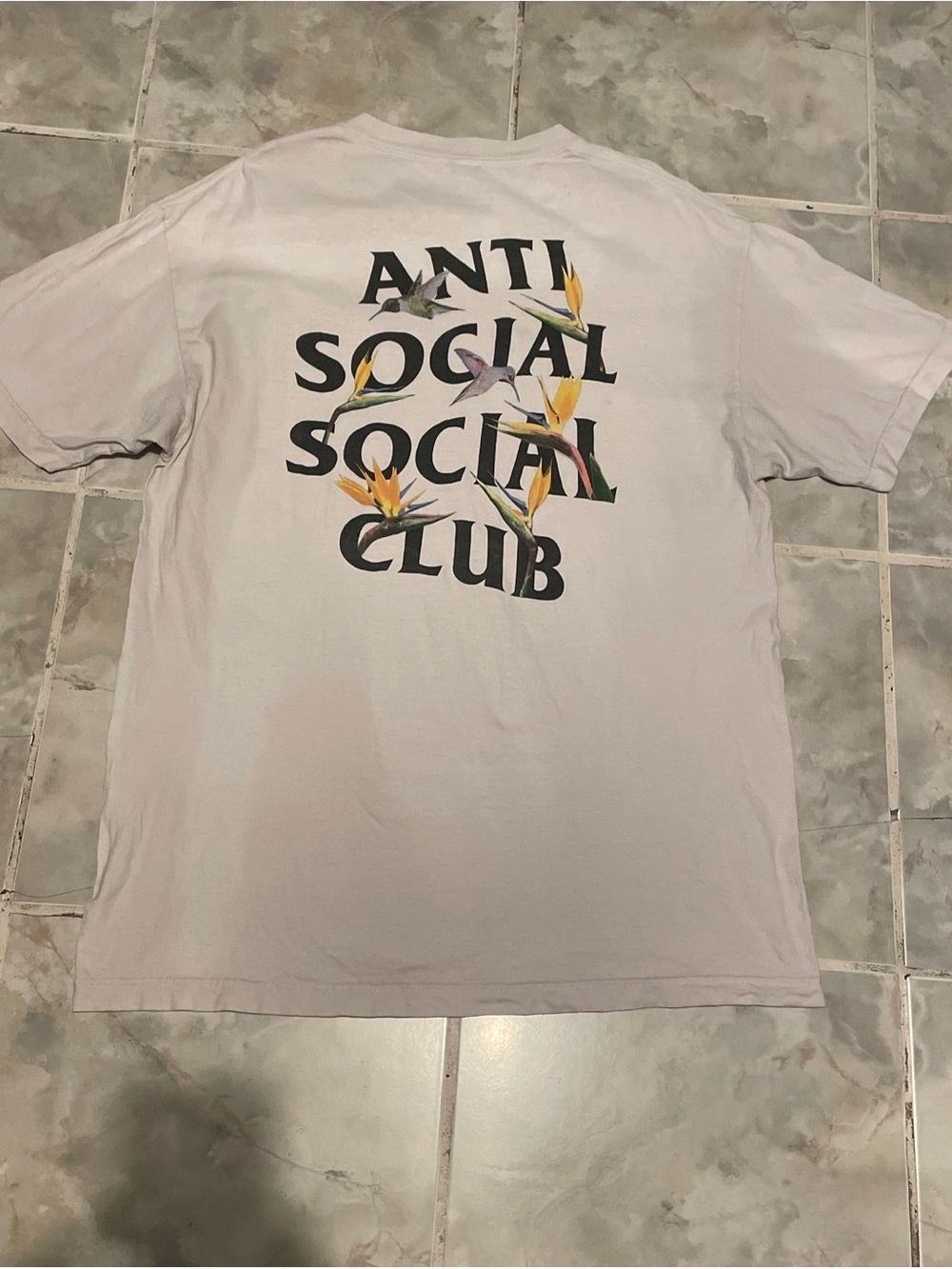 Anti Social Social Club Pair Of Dice Tee (FW19) SZ L Hummingbirds